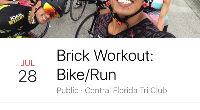 Saturday – Bike / Run Brick
